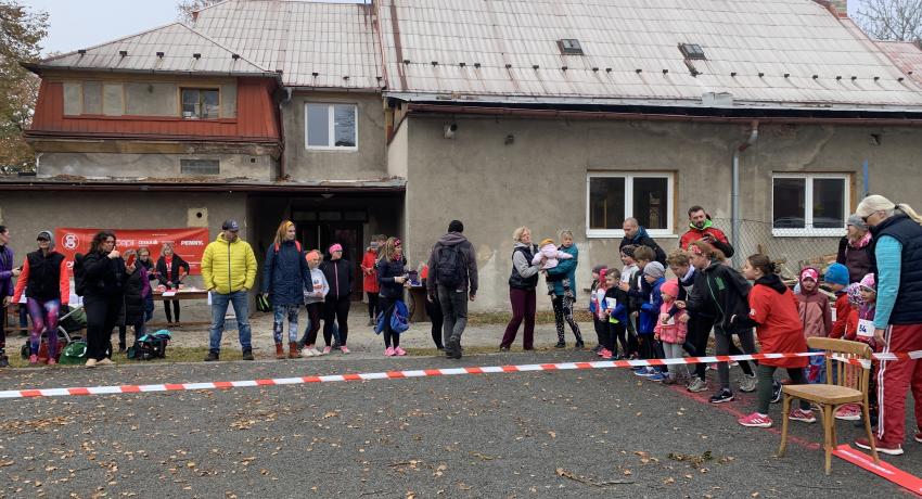 Dětská část Sokolského běhu republiky Kačice 2021
